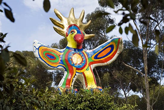 Sun God sculpture on campus at UC San Diego